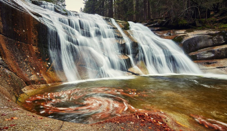 Na kole k nejkrásnějším vodopádům Krkonoš