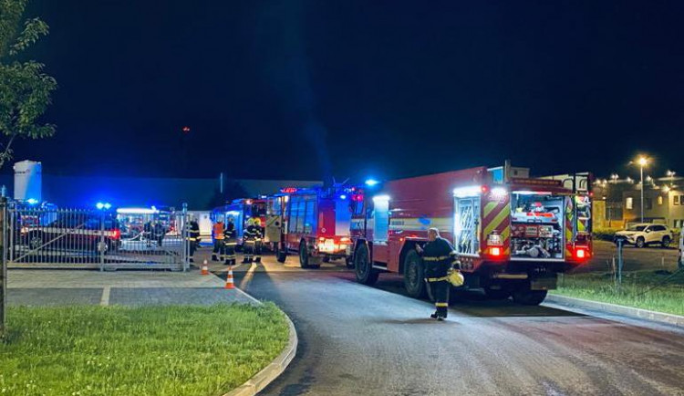 Foto z místa požáru