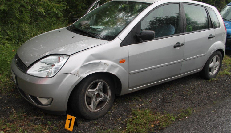 Foto z místa nehody