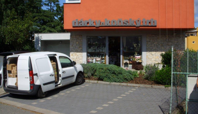 Foto z místa krádeže