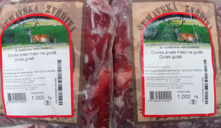 Veterináři stahují z prodeje maso z divočáka, obsahuje vysoké množství olova