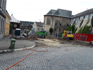 Hasiči zasahovali u úniku plynu z překopnutého potrubí v Českém Dubu