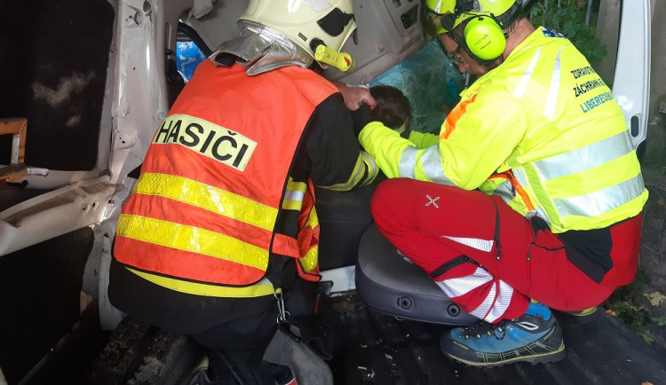 Foto z místa nehody