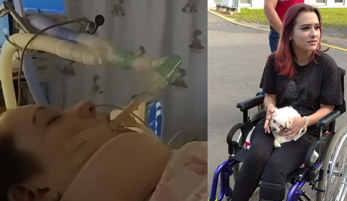 Silvinka seděla v autobuse, který smetlo tornádo. Po těžkých zraněních se znovu učila chodit