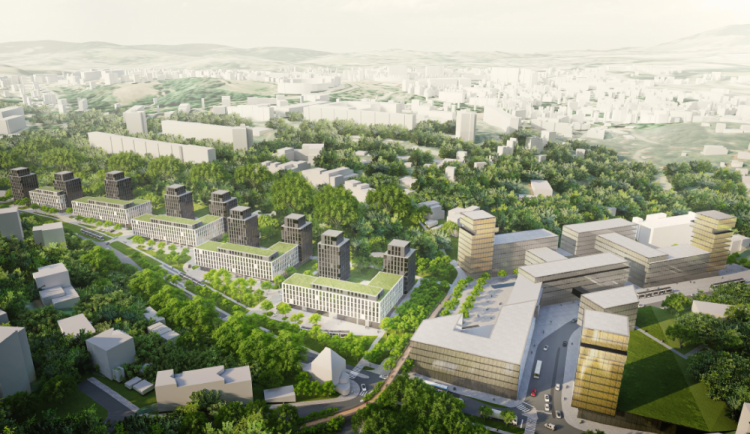 Místo bývalé Textilany v Liberci developer připravuje výstavbu 1120 bytů