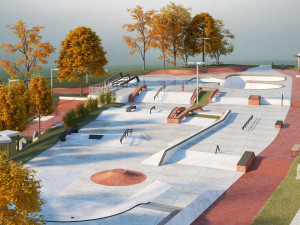 Nový skatepark v České Lípě by mohl být hotový již příští rok. Bude vhodný i pro parkour