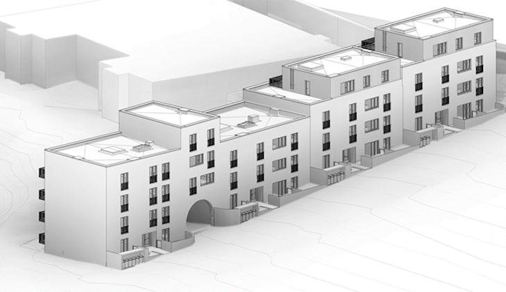 Místo bývalé školy Na Žižkově budou sociální byty. Staví je samo město
