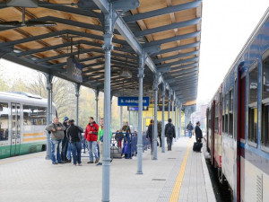 Trať z Liberce do Pardubic začlenila město pod Ještědem do rakouské železniční sítě