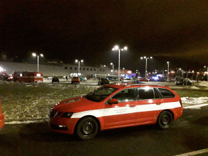 Policisté zasahují v průmyslové zóně. Anonym zde nahlásil bombu