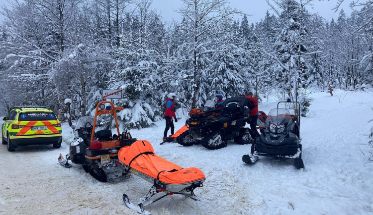 V Jizerkách zkolaboval běžkař. Policisté nevědí, kdo to je