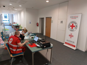 KACPU v Liberci pomohlo už více než třem tisícům uprchlíků. Zapojují se hasiči, policie i zdravotníci