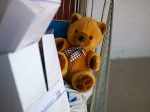 Myslelo se i na děti, hračky jim zpříjemní pobyt na veseckých kolejích.