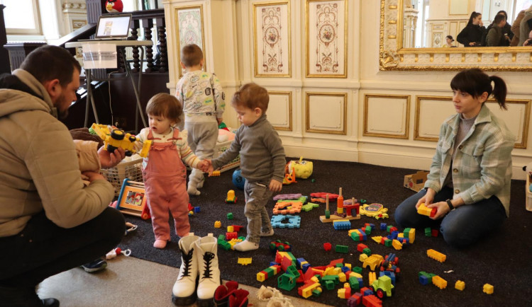 V místě byl připraven i dětský koutek.