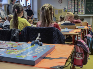 V adaptační třídě na liberecké škole Broumovská se ukrajinské děti učí hlavně češtinu
