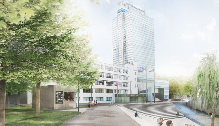 Vizualizace revitalizace levého břehu Nisy – Rybníček