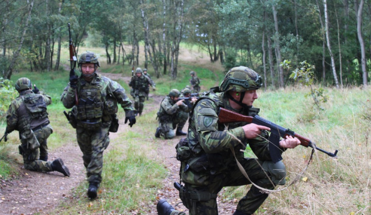 Krajské vojenské velitelství Liberec, výcvik – ilustrační foto