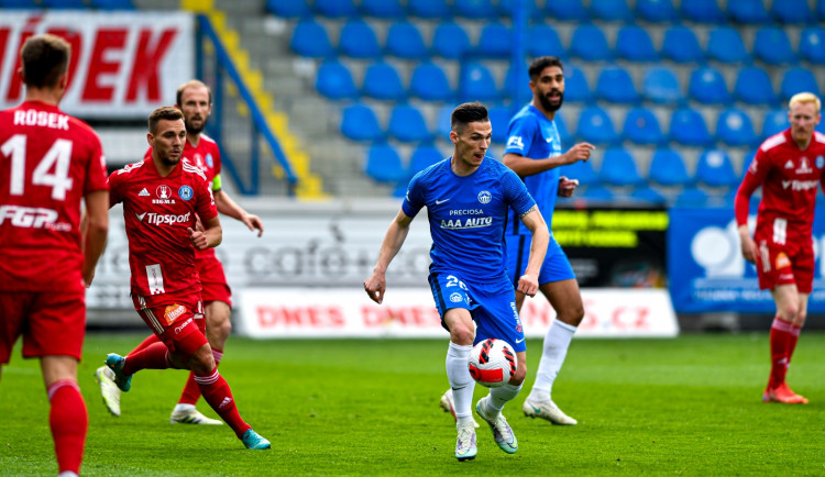 Slovan prohrál se Sigmou i odvetu U Nisy. Liga pro něj končí