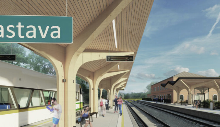 Železniční stanice v Chrastavě a Hrádku budou mít novou podobu. Umožní rychlejší provoz na trati