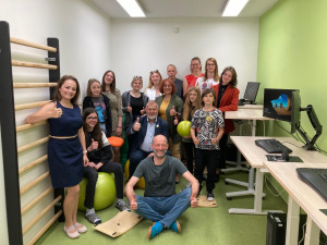 Gymnázium Frýdlant má unikátní relaxační studovnu. Vytváří zdravé pracovní prostředí