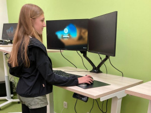 Gymnázium Frýdlant má unikátní relaxační studovnu. Vytváří zdravé pracovní prostředí