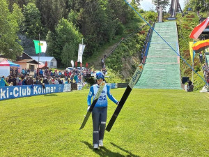 Liberecká skokanka na lyžích Natálie Nejedlová přivezla z prestižního závodu v Německu bronz