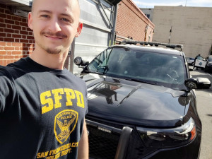 Vždycky jsem chtěl pomáhat lidem, říká strážník z Liberec David Fischer. Splnil si sen a absolvoval měsíční stáž v USA