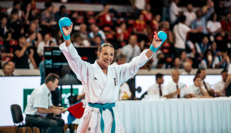 Liberecká karatistka Klára Muzikářová získala bronz na mistrovství Evropy