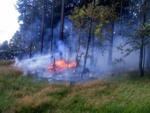 Na území Libereckého kraje platí zákaz rozdělávání ohně kvůli suchu