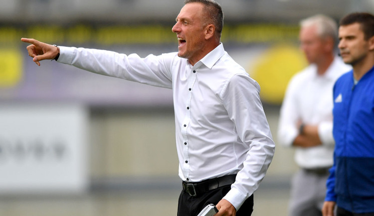 Bod bereme všemi deseti, oddychl si po utkání v Olomouci trenér Slovanu Kozel