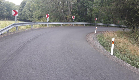 Silnice v Křižanech je hotová. Rekonstrukce odhalila archeologický nález