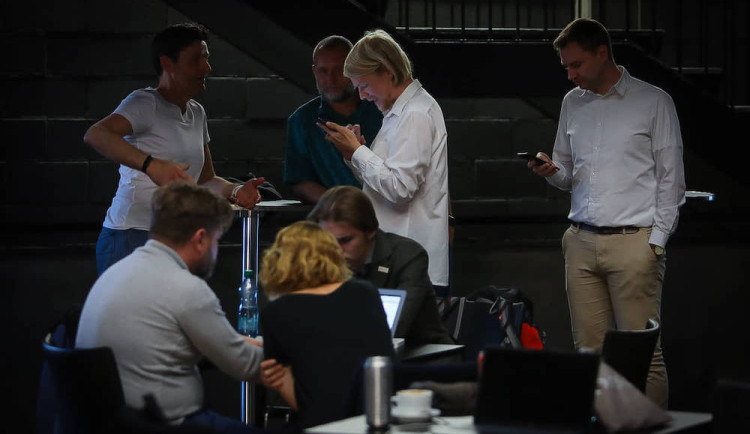 Volební štáb Starostů.