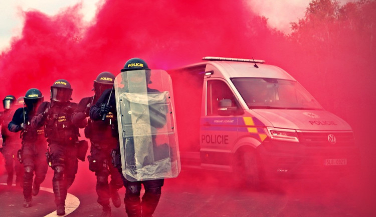 Policejní výcvikový kemp pořádaný pro studenty maturitního oboru Bezpečnostně právní činnost