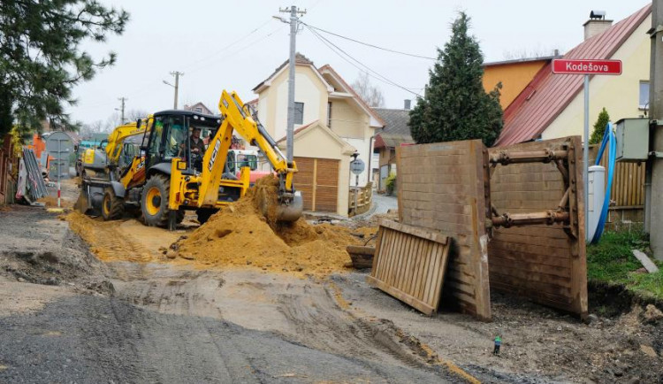Kodešova ulice na jaře 2021