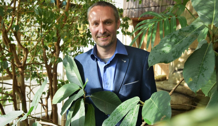Nový ředitel botanické zahrady Václav Lenk