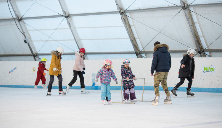 Veřejné bruslení v Hrádku nad Nisou