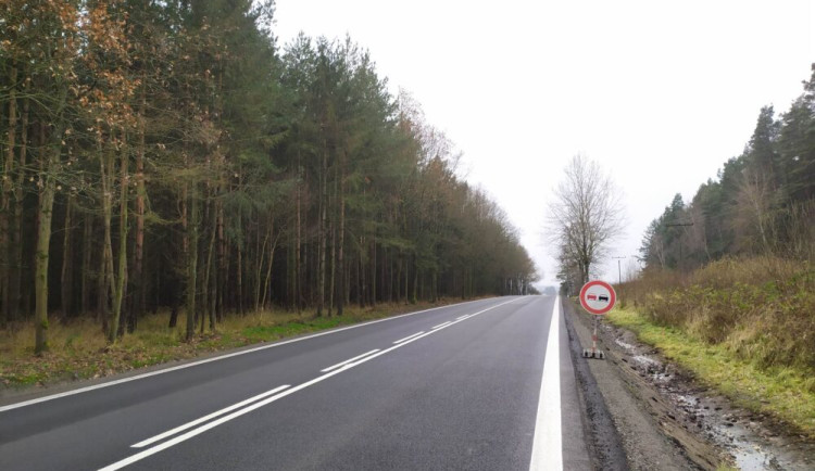 V Drhovicích u Tábora skončila rekonstrukce silnice