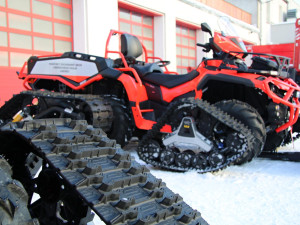 Krajští hasiči mají nově ve vozovém parku čtyřkolku a šestikolku. Pomohou jim překonat těžko přístupný terén