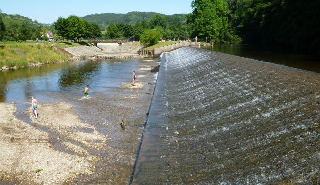 Jez v Dolánkách u stezky.