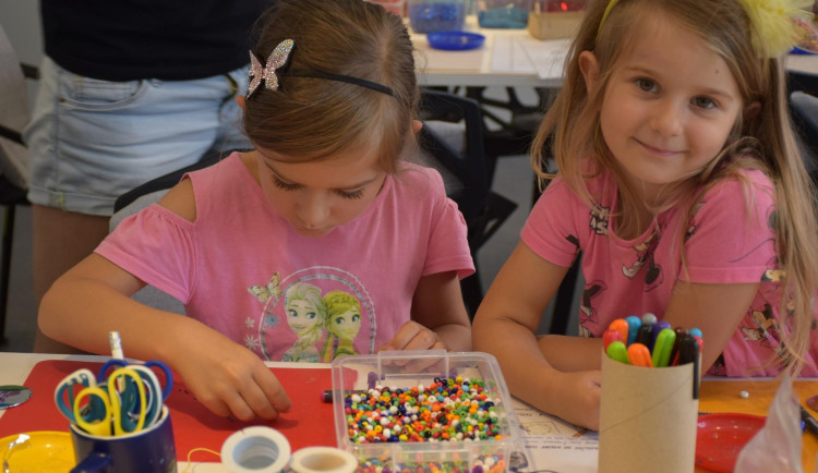 Tvůrčí dílničky v muzeu.