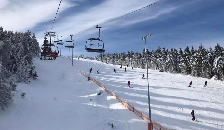 Skiareál na Ještědu