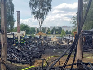 Policie nezjistila, že by Sluneční lázně v Jablonci někdo zapálil úmyslně