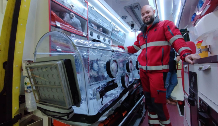 Interiér nové speciální sanity.