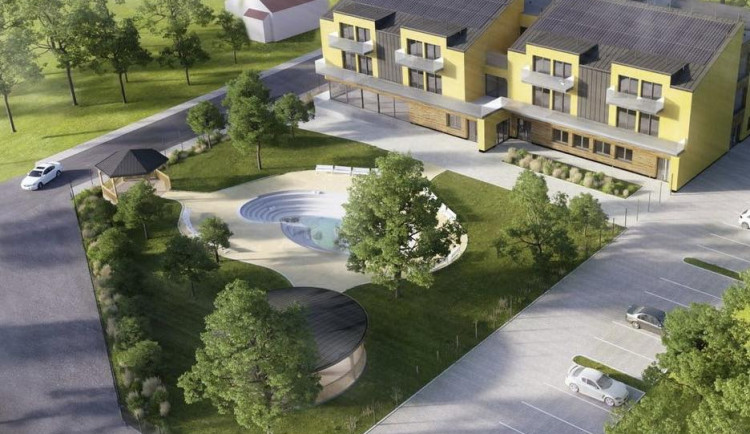 Vizualizace budoucího domova seniorů v Hrádku nad Nisou