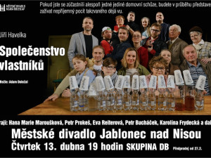 Přelet nad kukaččím hnízdem i Absolvent. Jablonecké divadlo na duben opět připravilo velmi pestrou nabídku pořadů