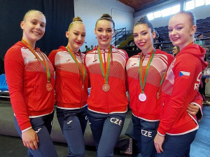 Liberečanky přivezly první historické medaile ze světového poháru v gymnastickém aerobiku
