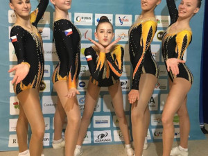 Liberečanky přivezly první historické medaile ze světového poháru v gymnastickém aerobiku