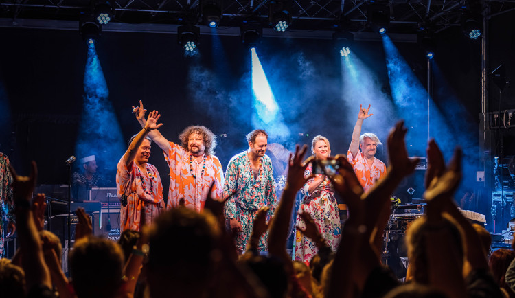 Momentka z festivalu Jazz pod Kozákovem.