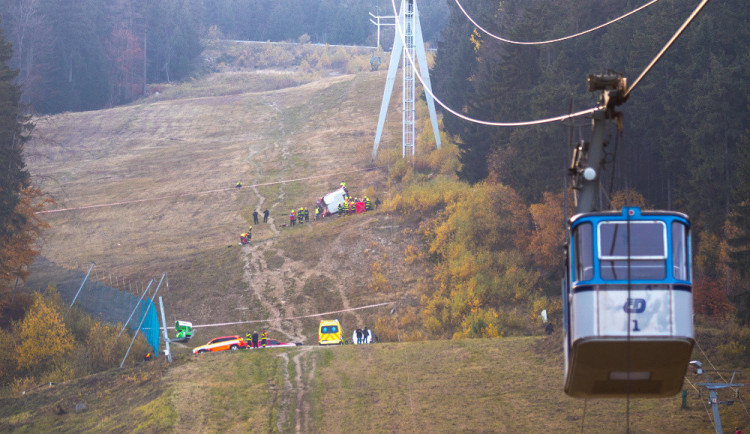 Liberecká policie má posudek důležitý k uzavření šetření pádu ještědské lanovky