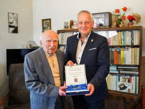 Liberec ocenil pedagoga Františka Hercla. Bojoval proti nacistům a pět let strávil ve vězení