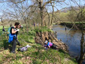 Dobrovolníci vyčistili Meandry Smědé. Odpadem naplnili 67 pytlů